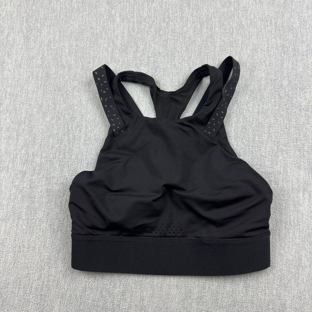Lululemon X SoulCycle Sports Bra Womens 4 Black To The Beat Strappy W2BB2S